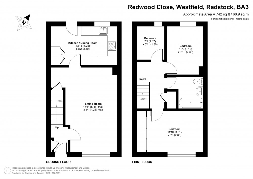 Floorplans For Westfield, Radstock, Somerset