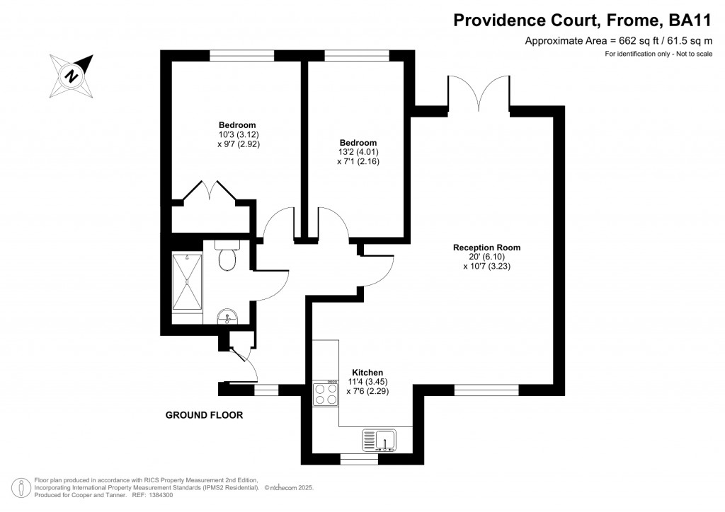Floorplans For Providence Court, Frome, Somerset