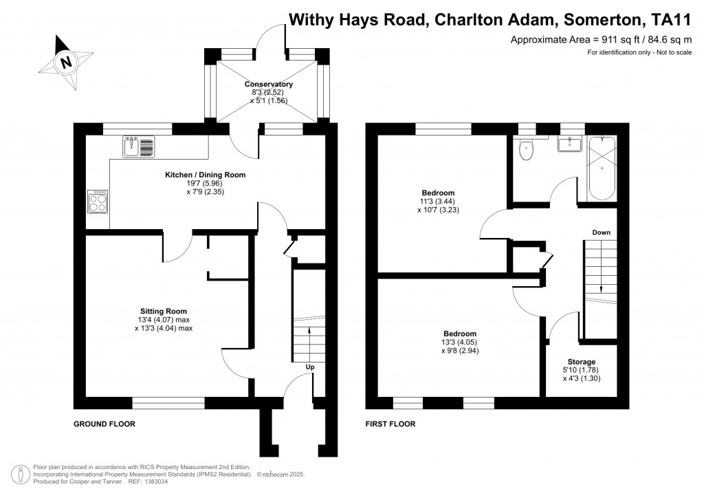 Floorplans For Withy Hays Road, Charlton Adam, Somerset