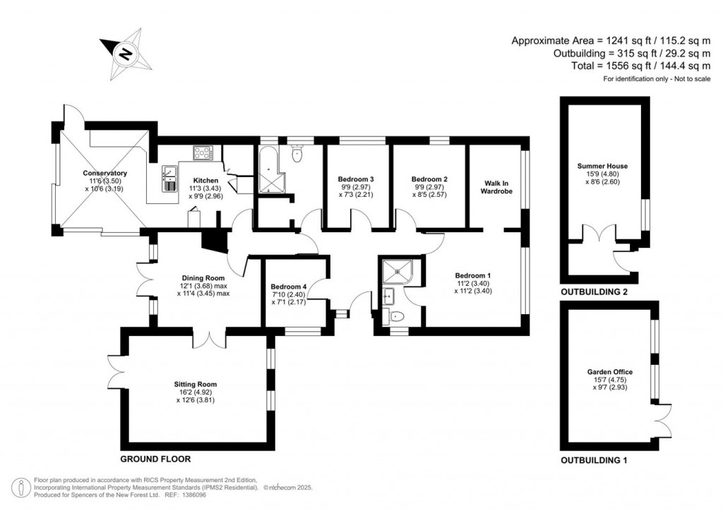 Floorplans For Elmers Way, Bransgore, Christchurch, BH23