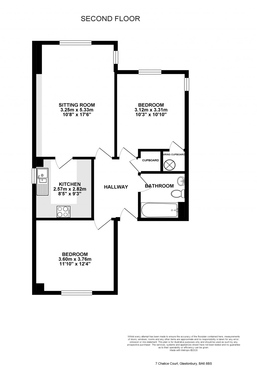 Floorplans For Silver Street, Glastonbury, Somerset