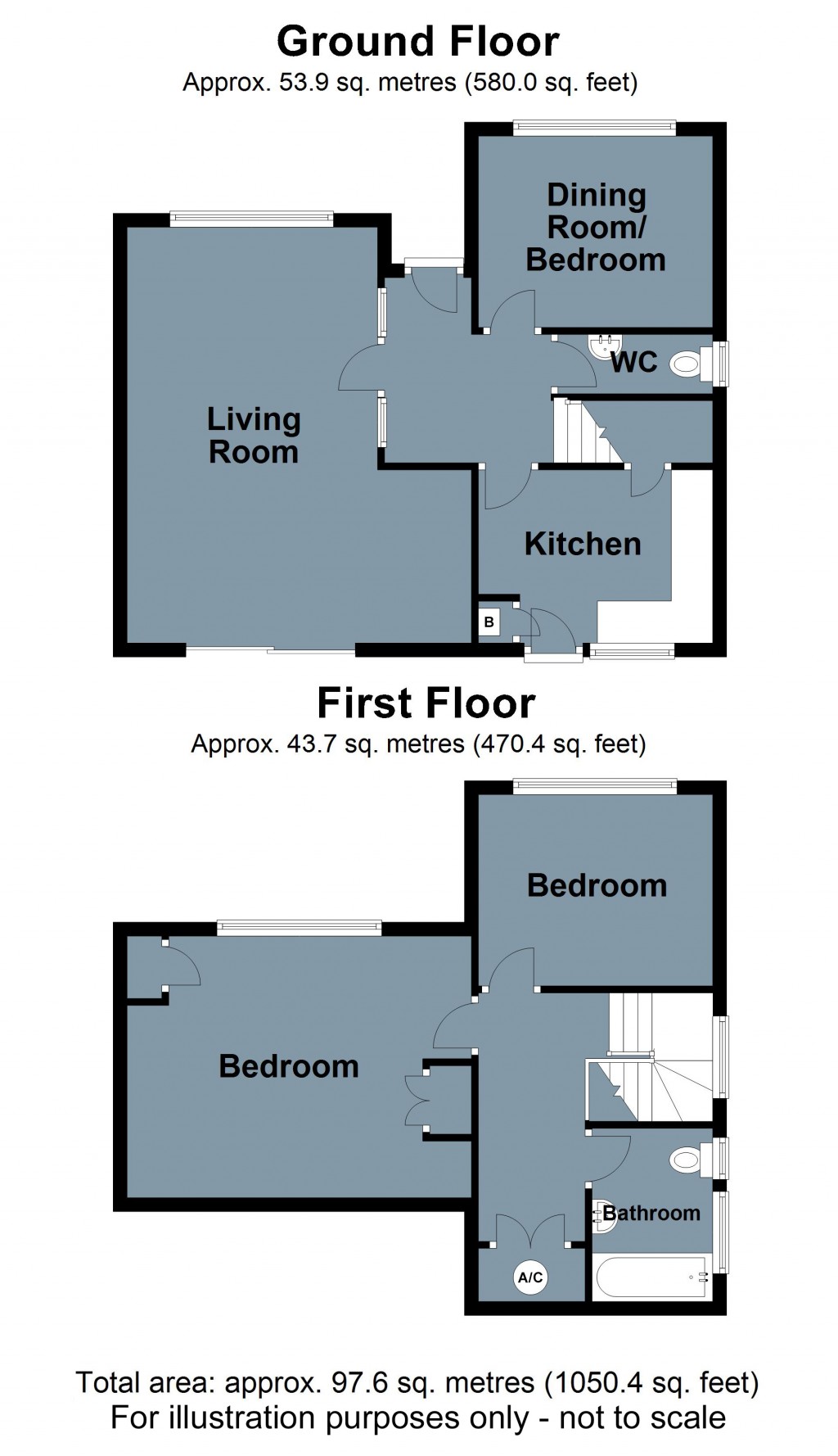 Floorplans For Battle Gates, Battle, East Sussex