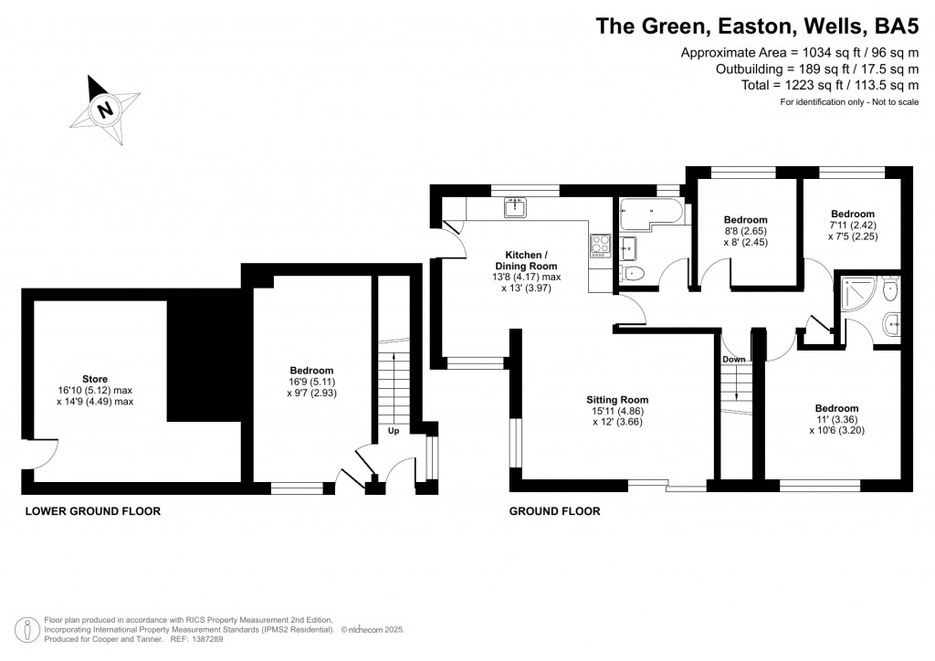 Floorplans For Easton, Wells, Somerset