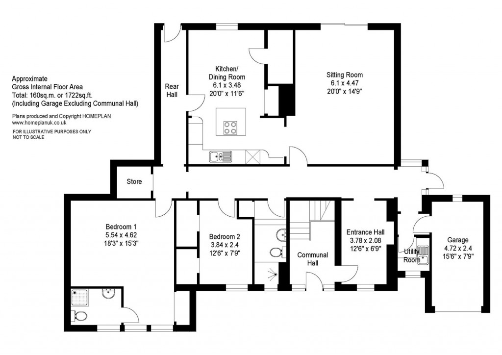 Floorplans For Manchester Road, Sway, Lymington, SO41