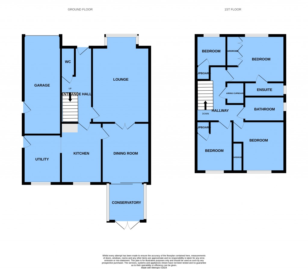 Floorplans For Starrs Mead, Battle, East Sussex
