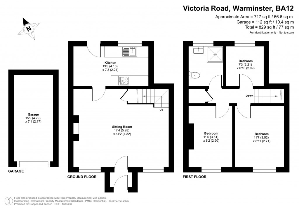 Floorplans For Victoria Road, Warminster, Wiltshire