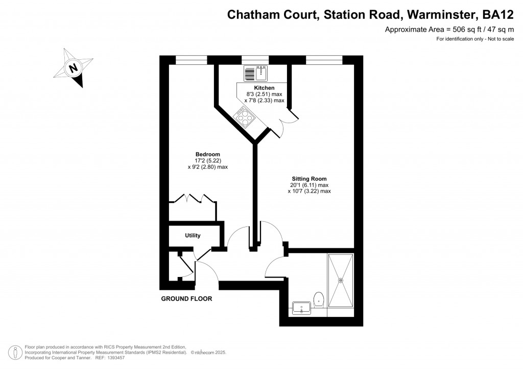 Floorplans For Chatham Court, Warminster, Wiltshire