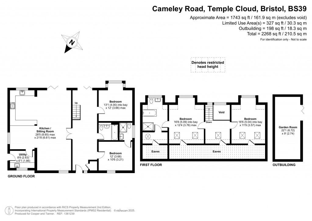 Floorplans For Cameley Road, Temple Cloud Bristol