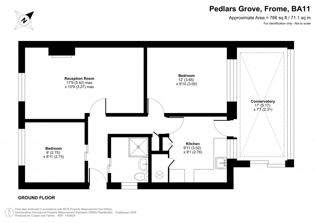 Floorplans For Pedlars Grove, Frome, Somerset