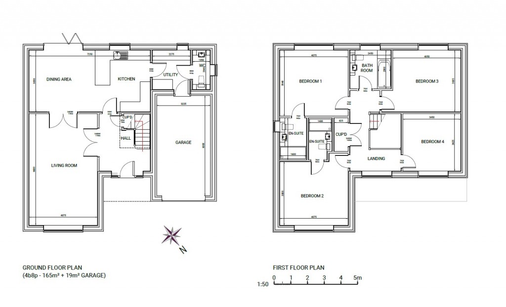 Floorplans For Mill Lane, Westfield, East Sussex