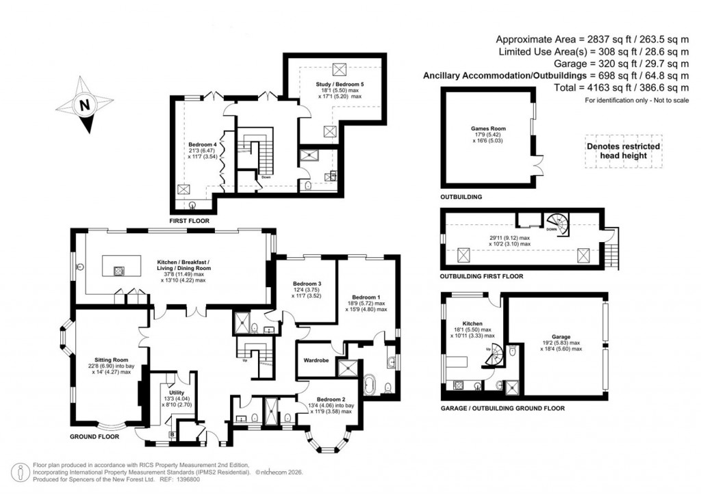 Floorplans For Arnewood Bridge Road, Sway, Lymington, SO41