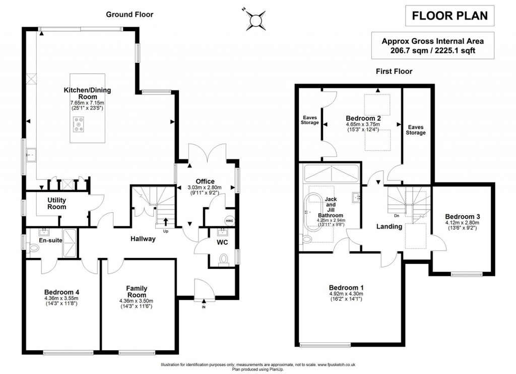 Floorplans For Lower Buckland Road, Lymington, SO41