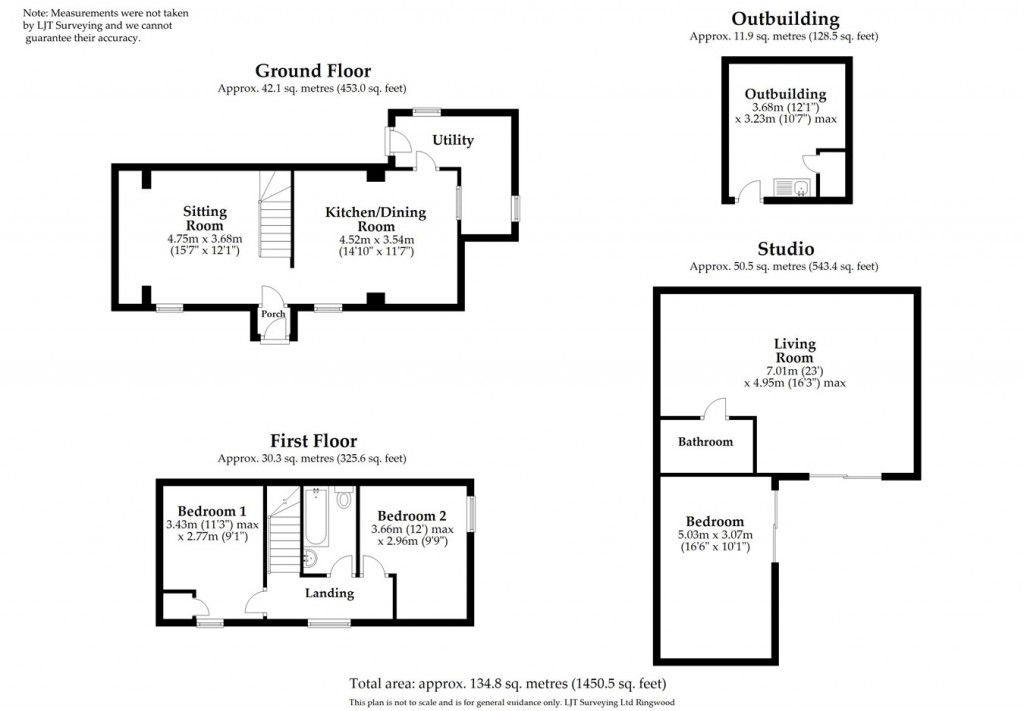 Floorplans For Frogham Hill, Frogham, SP6