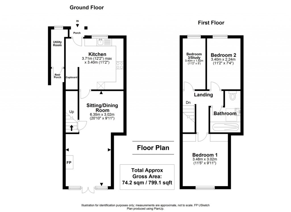 Floorplans For High Street, Lyndhurst, SO43