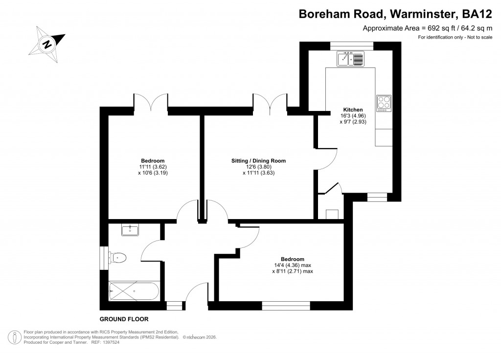 Floorplans For Boreham Road, Warminster, Wiltshire