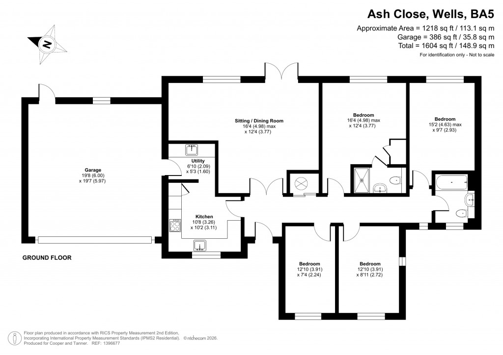 Floorplans For Ash Close, Wells