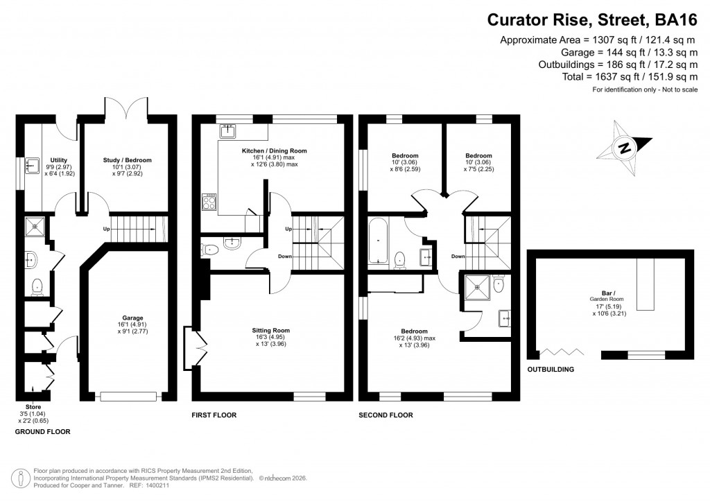 Floorplans For Curator Rise, Street, Somerset