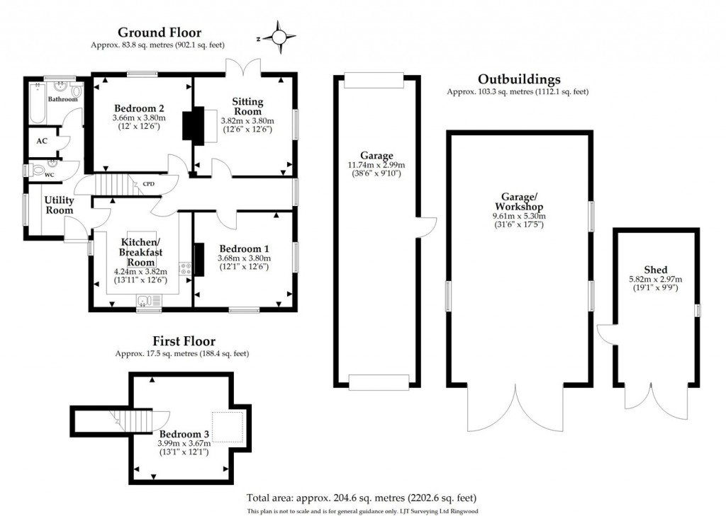 Floorplans For Fryern Court Road, Burgate, Fordingbridge, SP6