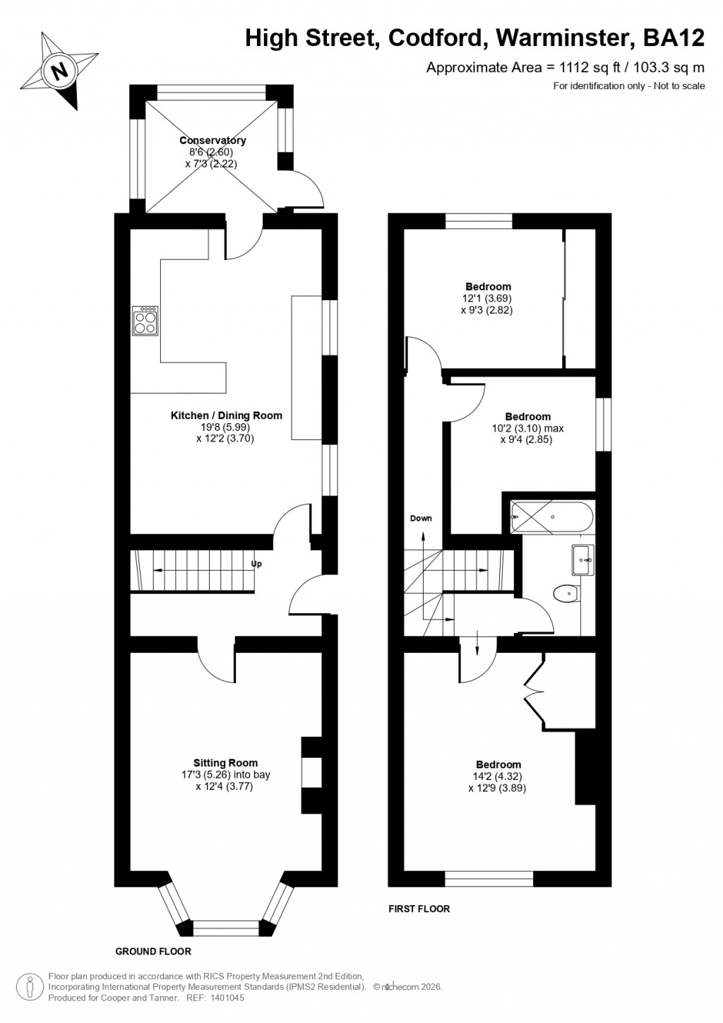 Floorplans For Codford, Wiltshire