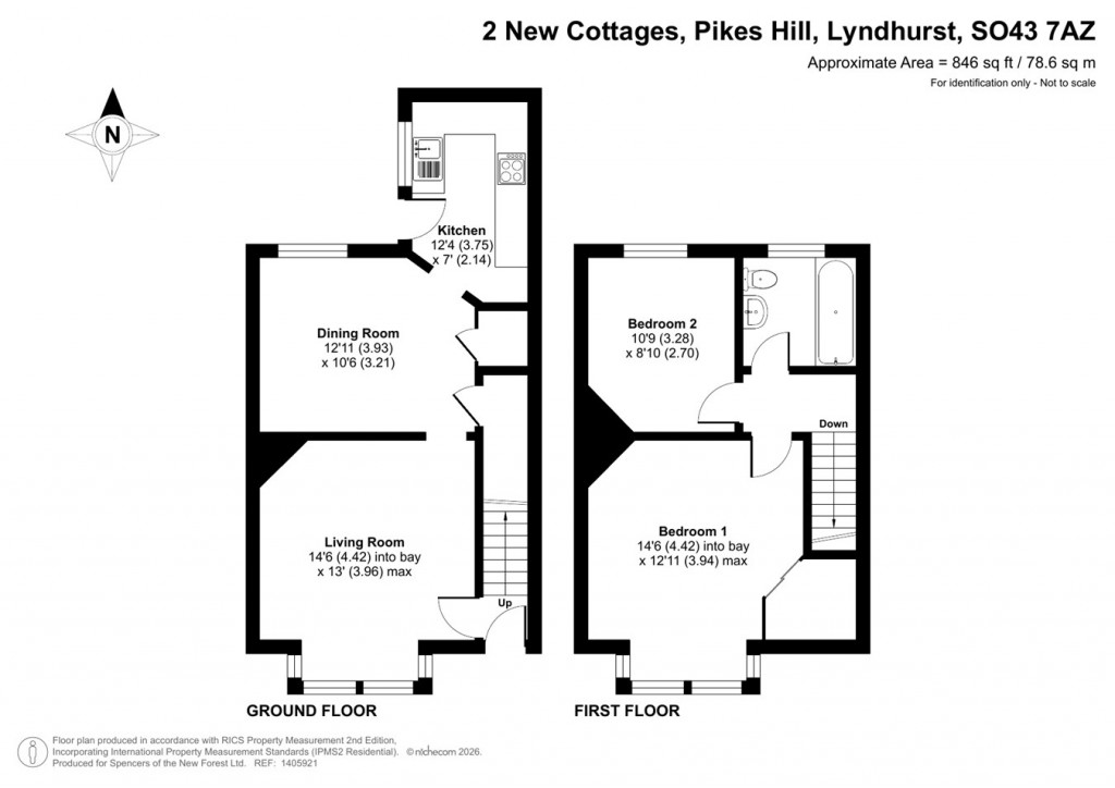 Floorplans For Pikes Hill, Lyndhurst, SO43
