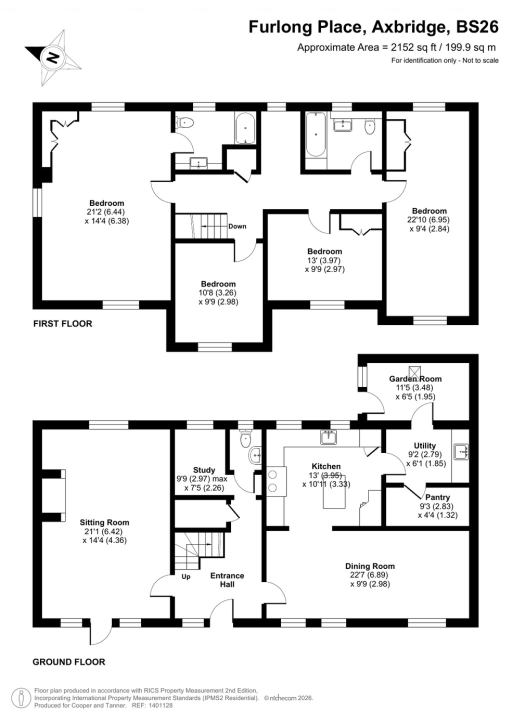 Floorplans For Furlong Place, Axbridge, Somerset