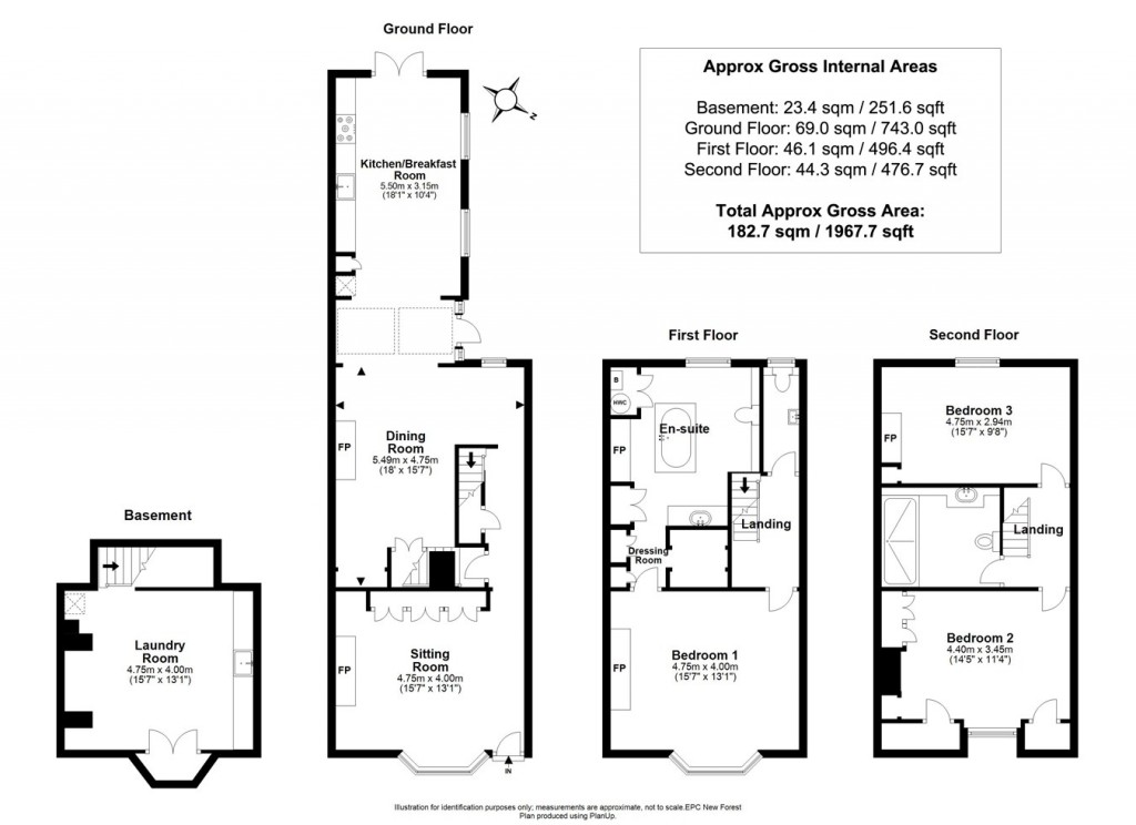 Floorplans For Captains Row, Lymington, Lymington, SO41