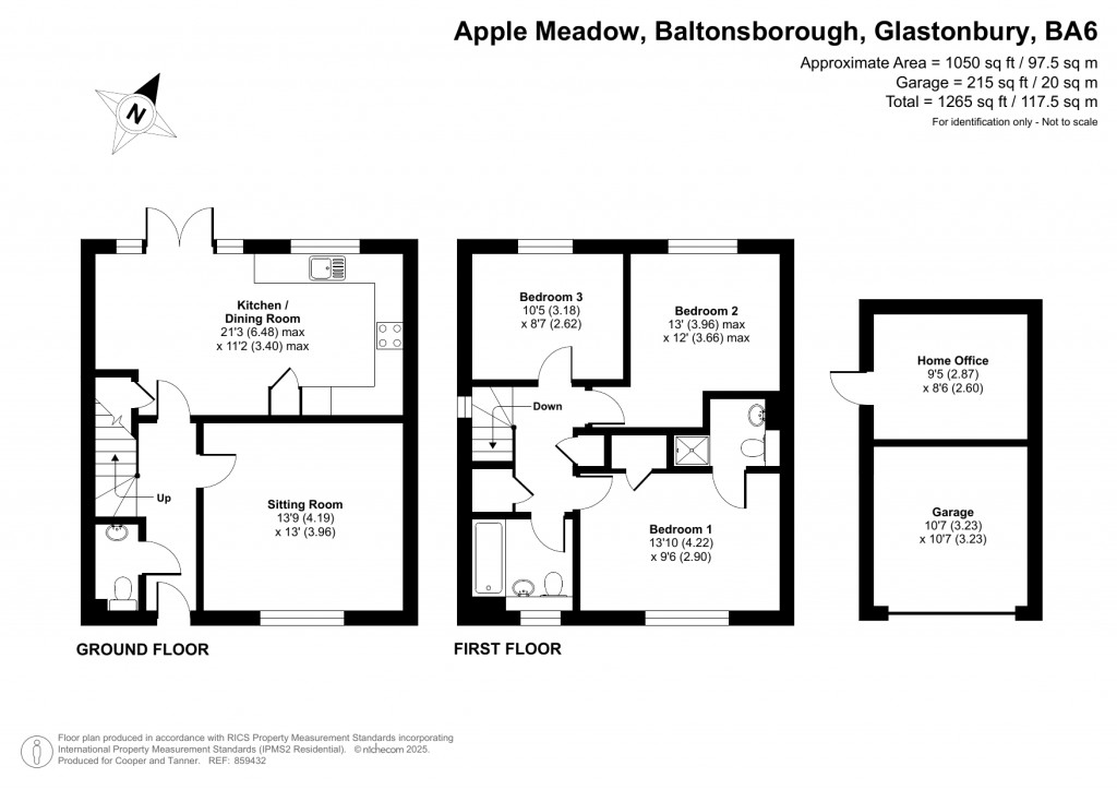 Floorplans For Baltonsborough, Somerset