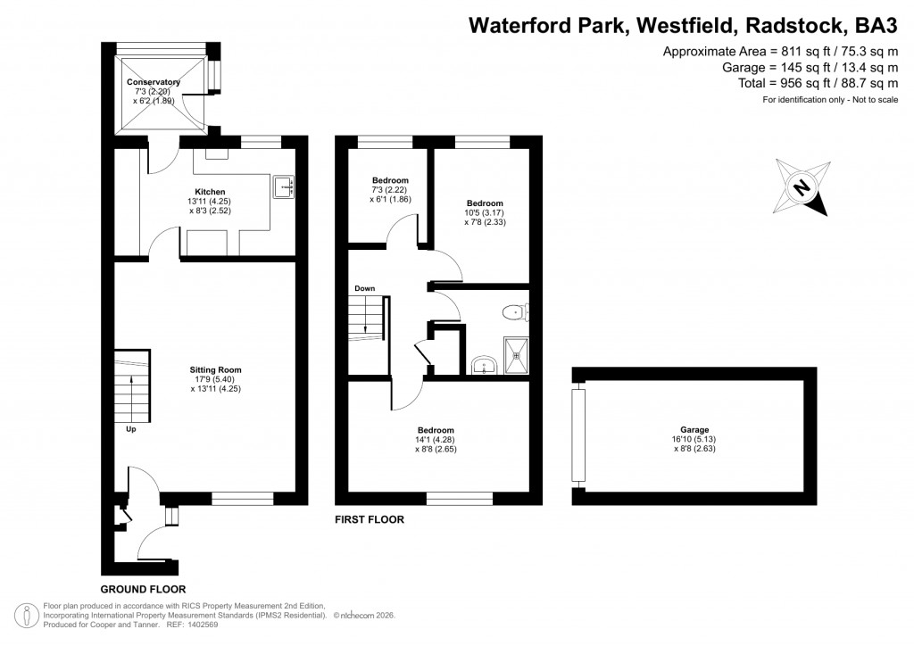 Floorplans For Westfield, Radstock, Somerset