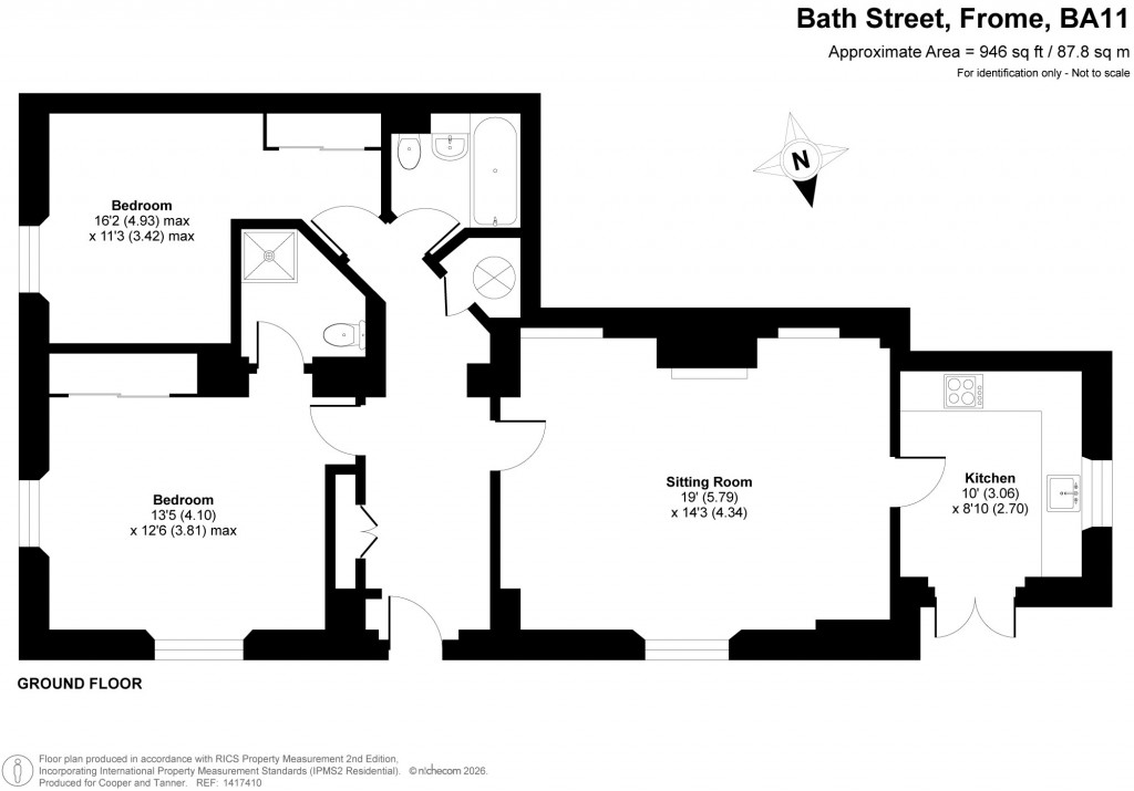 Floorplans For Bath Street, Frome