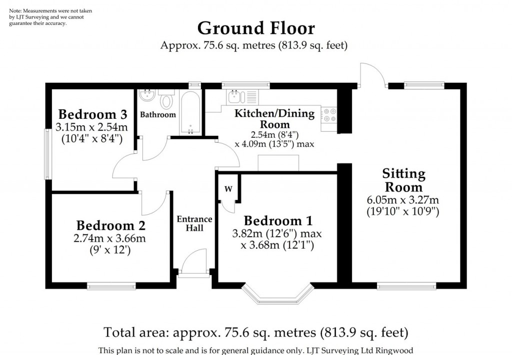 Floorplans For Cloughs Road, Ringwood, BH24