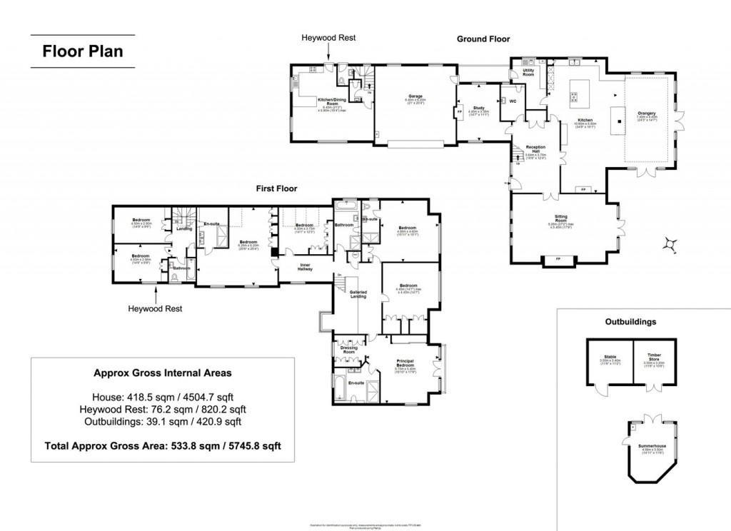 Floorplans For Sway Road, Brockenhurst, SO42