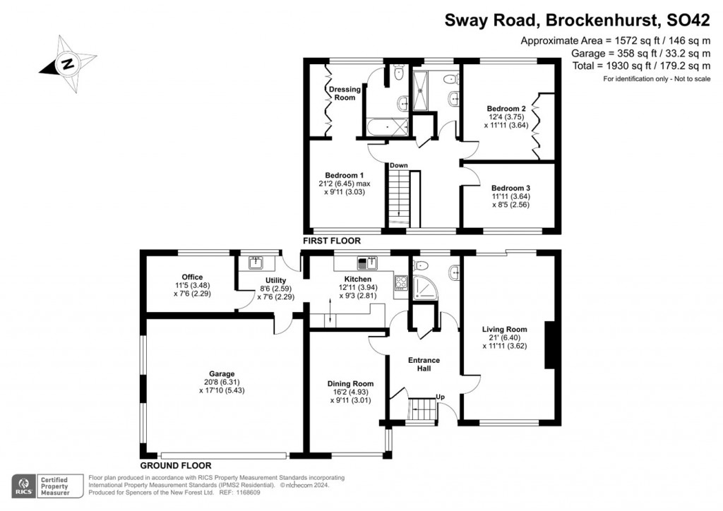 Floorplans For Sway Road, Brockenhurst, SO42