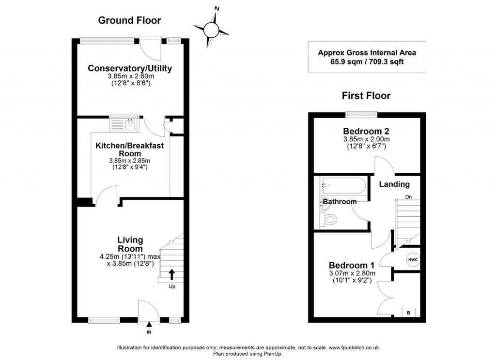Floorplans For Bankhill Drive, Lymington, Hampshire, SO41