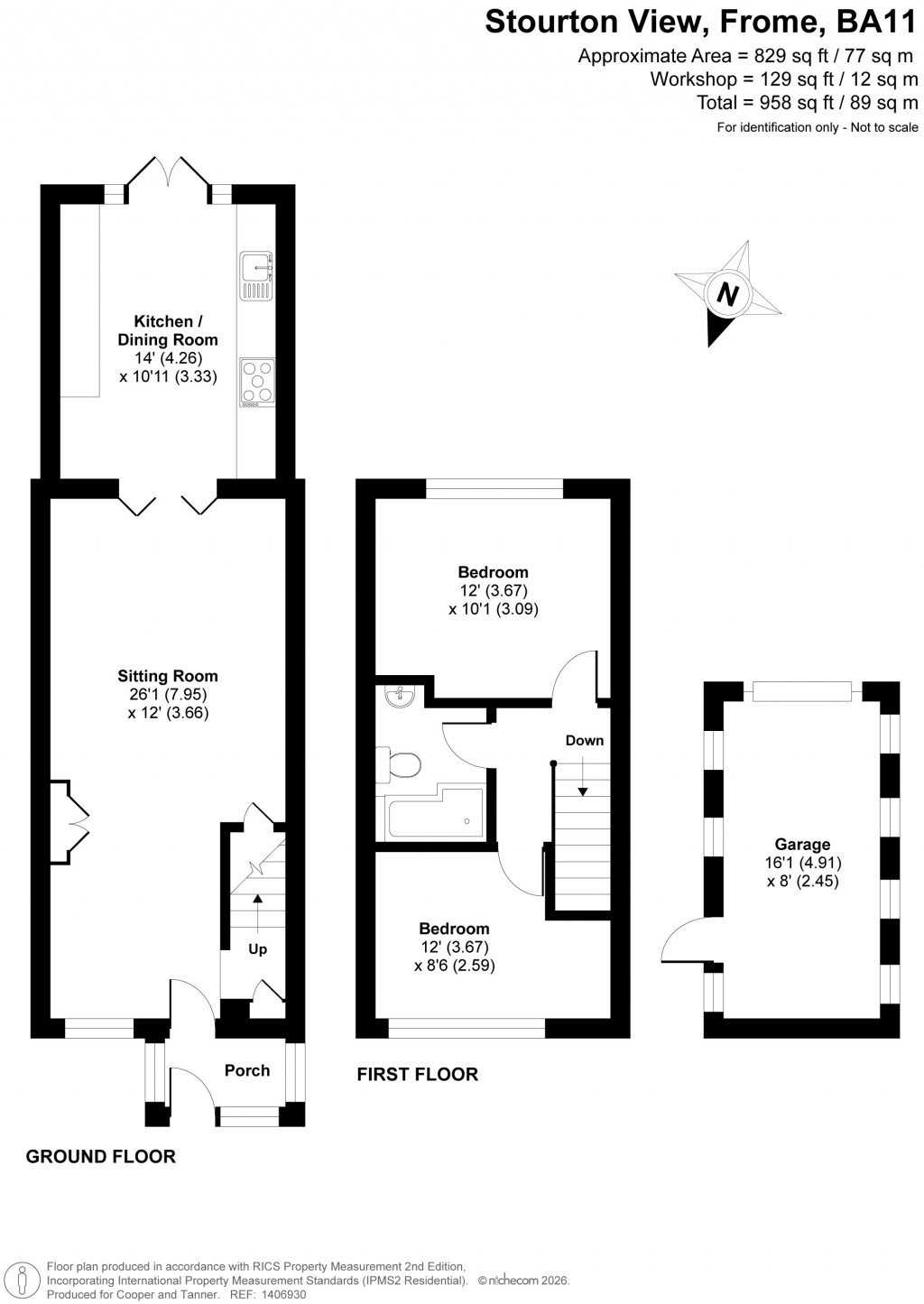 Floorplans For Frome, Somerset