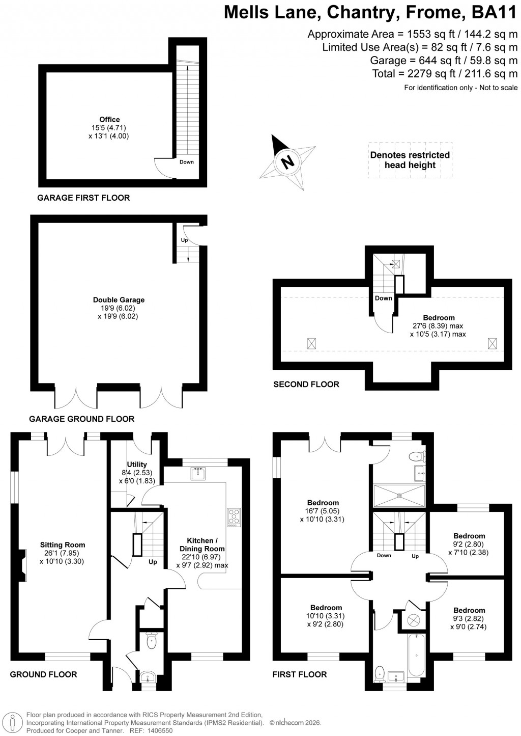Floorplans For Chantry, Frome
