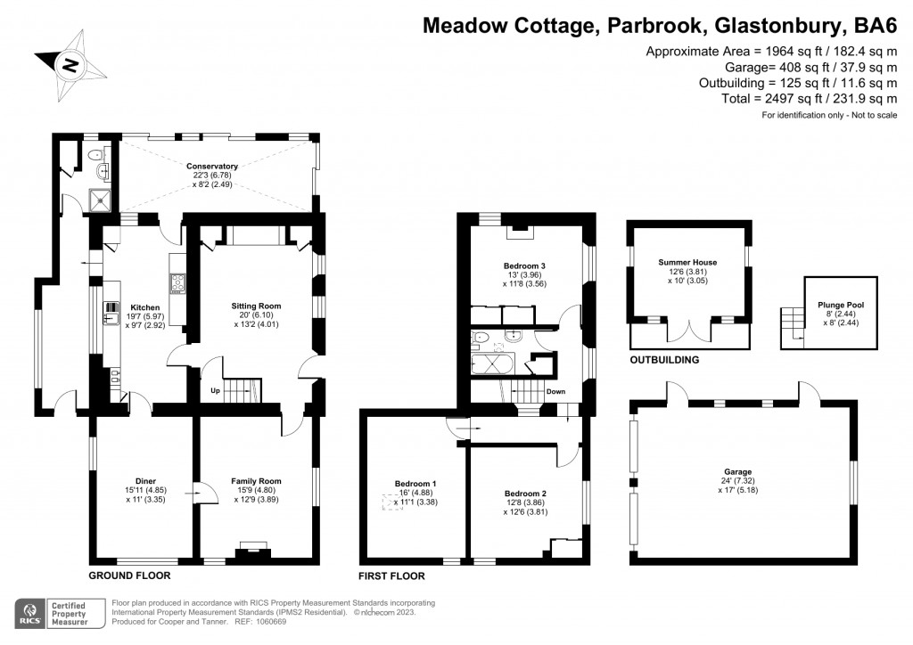 Floorplans For Parbrook, Somerset