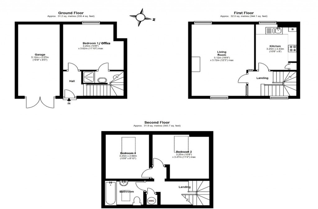 Floorplans For High Street, Lymington, SO41