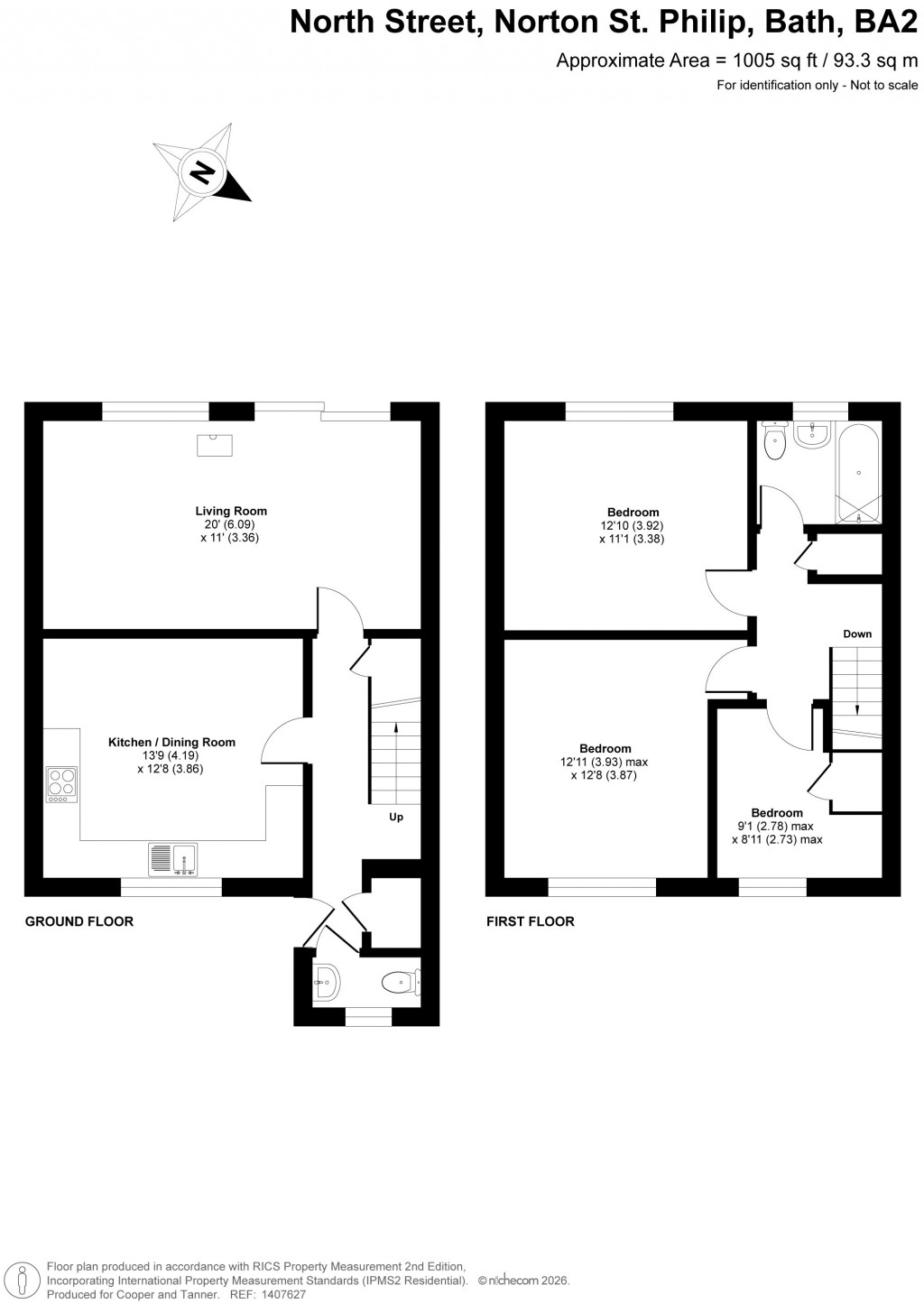 Floorplans For Norton St Philip, Bath, Somerset