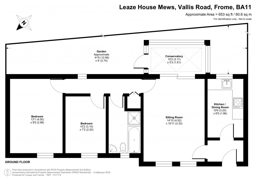 Floorplans For Vallis Road, Frome, Somerset