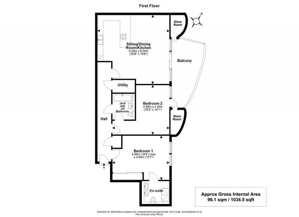 Floorplans For Almansa Way, Lymington, SO41