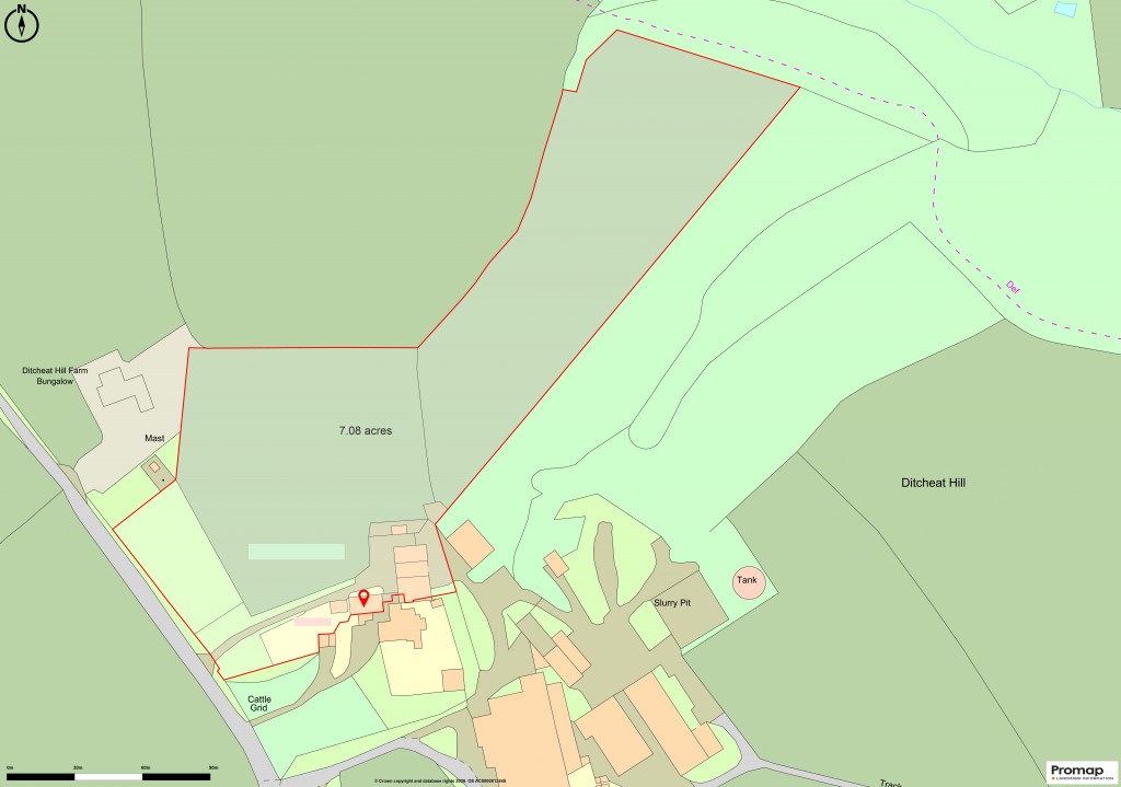 Floorplans For 7 acres, Ditcheat, Shepton Mallet, Somerset