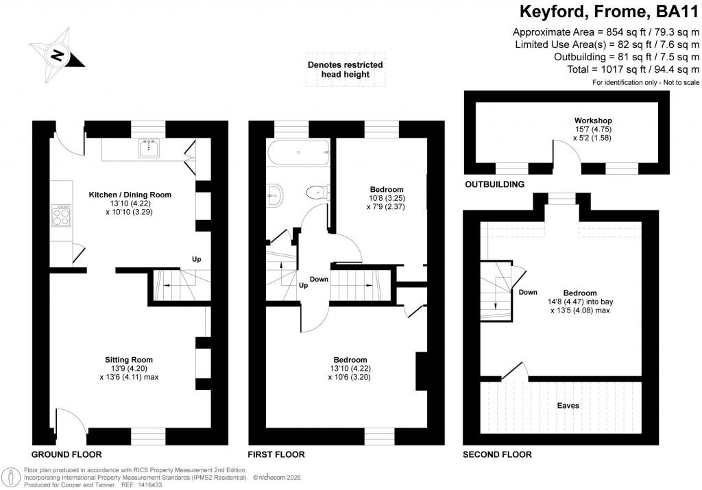 Floorplans For Frome, Somerset