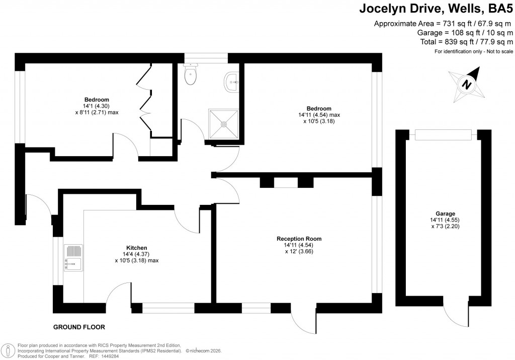 Floorplans For Jocelyn Drive, Wells, Somerset
