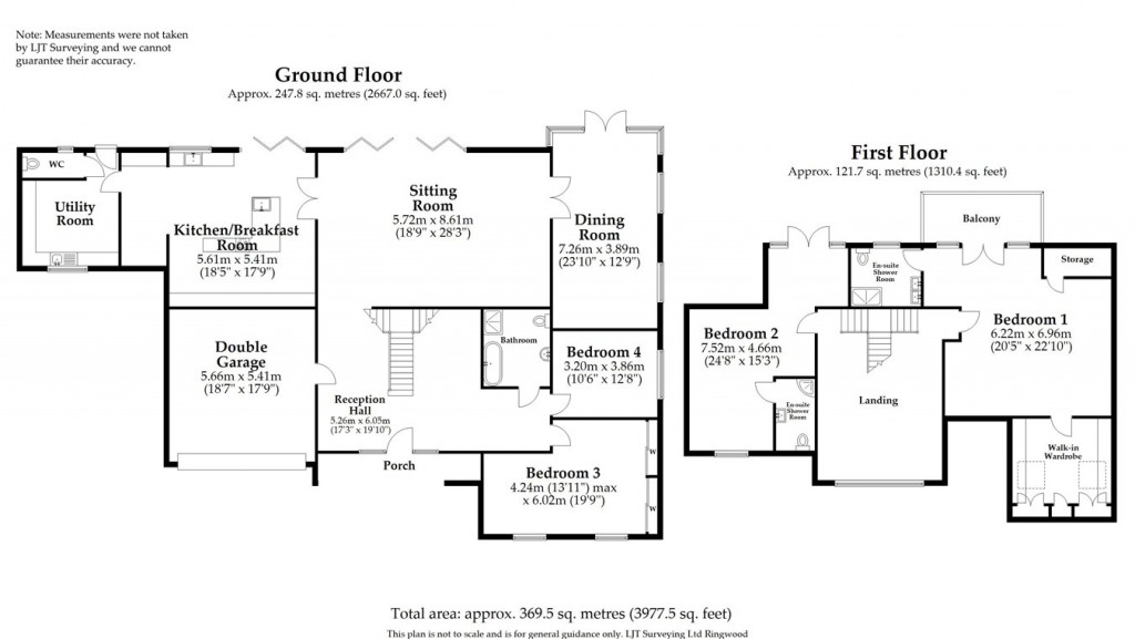 Floorplans For Avon Avenue, Ringwood, BH24