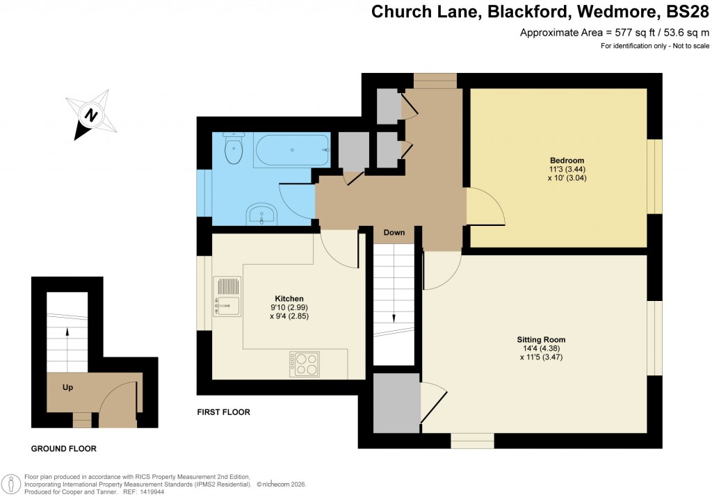 Floorplans For Blackford, Wedmore, Somerset