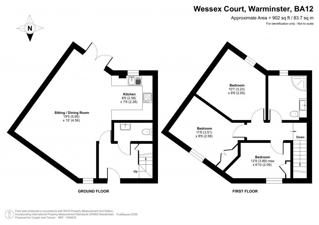 Floorplans For Wessex Court, Warminster, Wiltshire