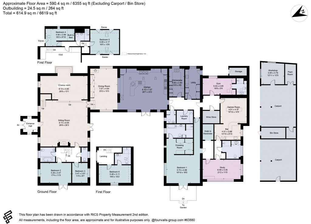 Floorplans For Beckington, Frome, Somerset