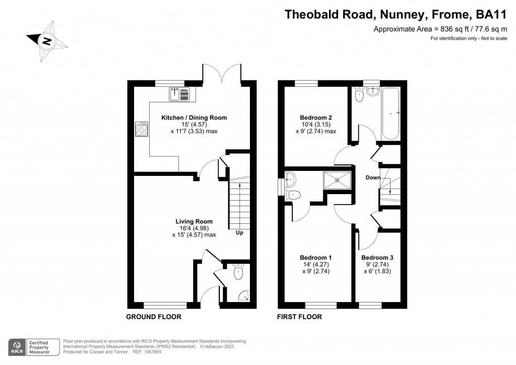Floorplans For Nunney, Somerset