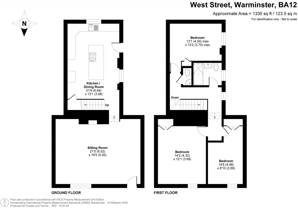 Floorplans For West Street, Warminster, Wiltshire