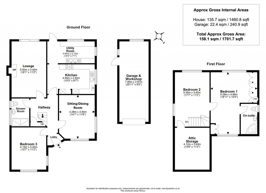 Floorplans For Ramley Road, Lymington, SO41